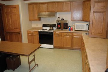 Photo of the Irwin Center kitchen.