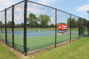 Photo of Flossmoor Hills racquet courts.
