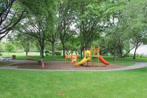 Photo of the Woodborough Park playground.
