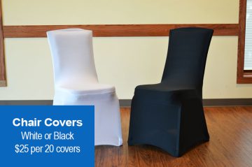 Photo of Chair Covers that reads, 