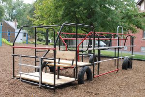 Photo of the Cedar Park playground.