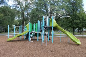 Photo of the Cedar park playground.
