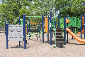 Photo of the Homewood Estates playground.