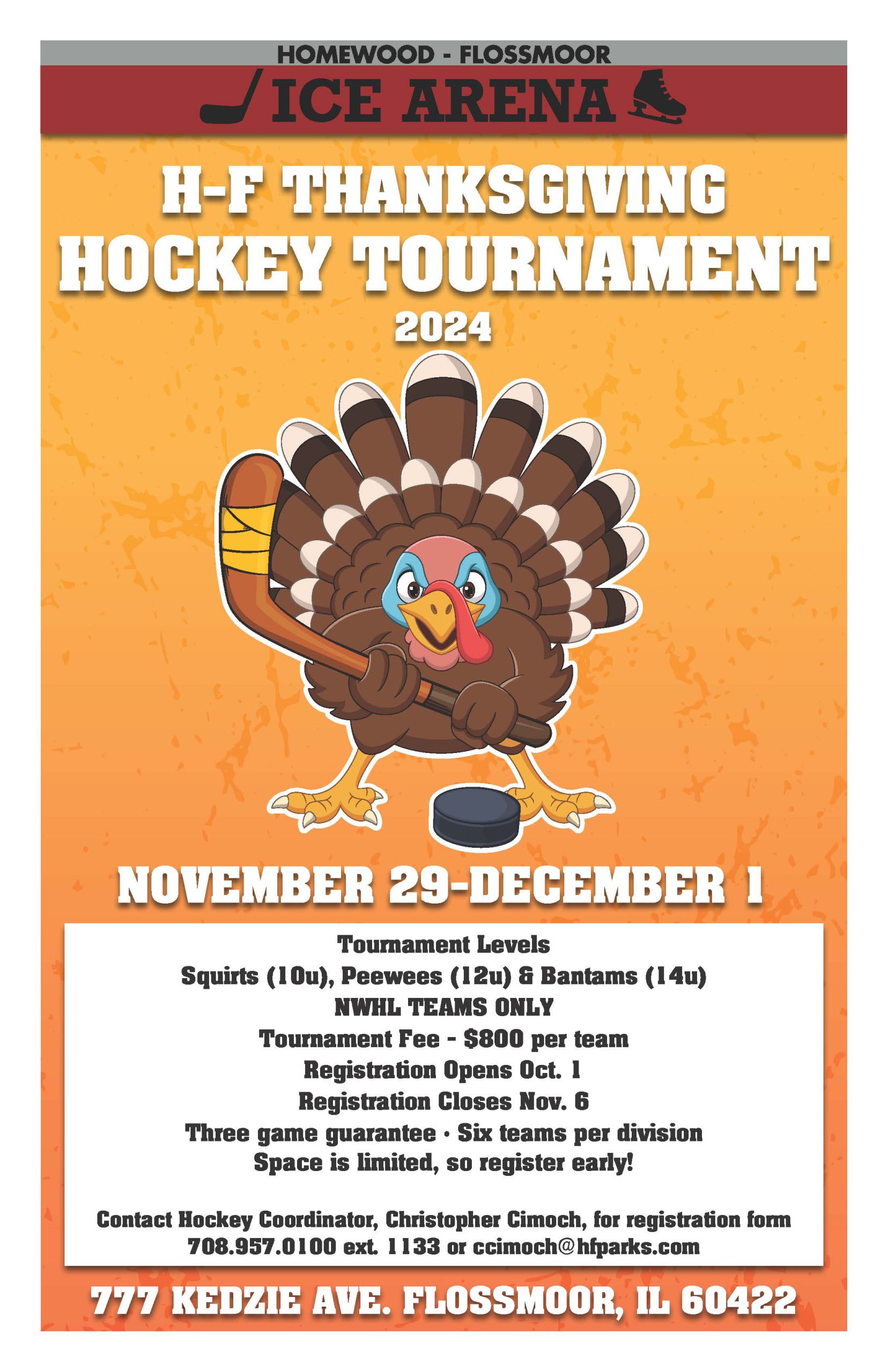 24 thanksgiving hockey tournament 11x17