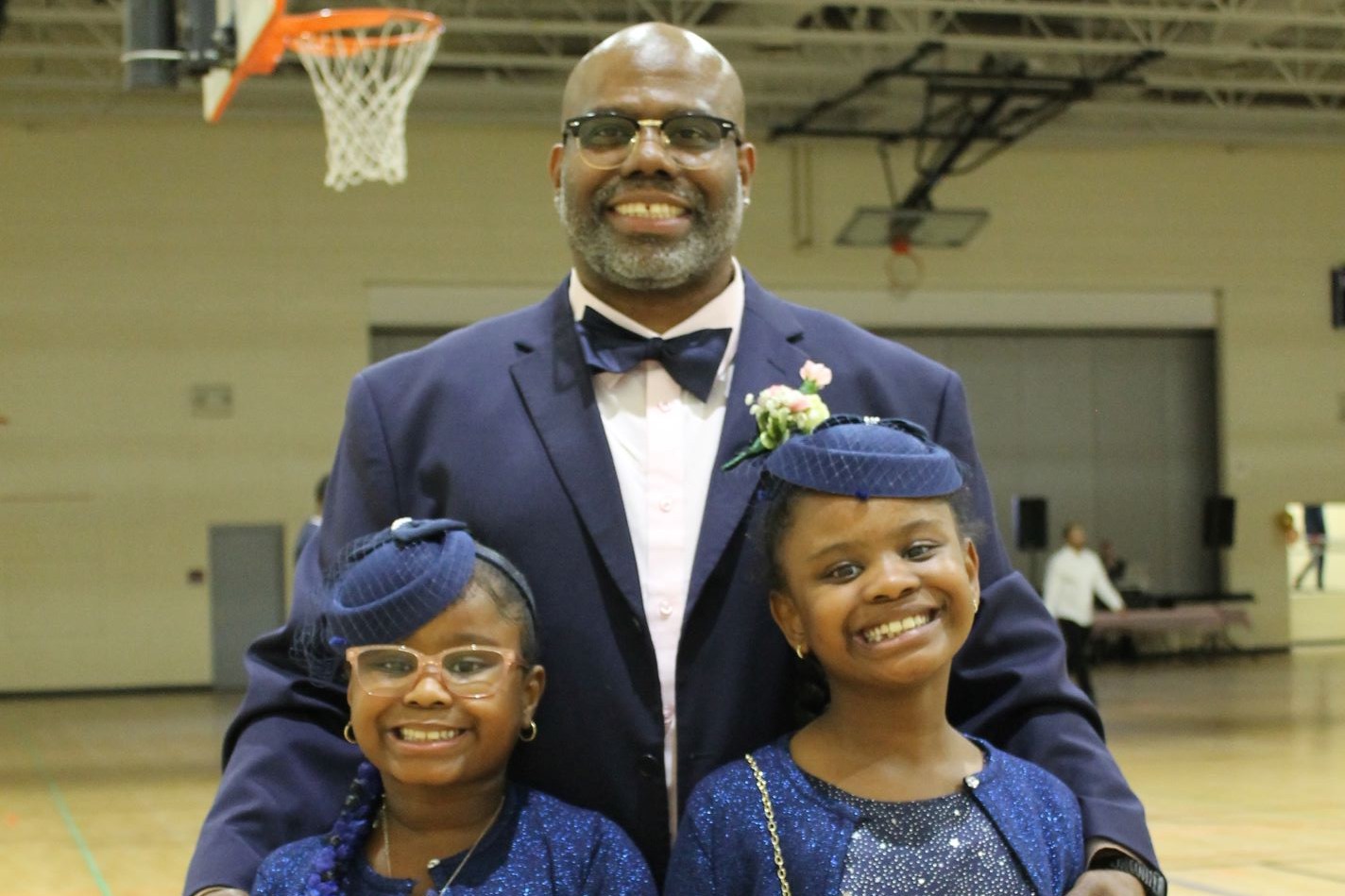 Group photo from the Sweetheart Dance.