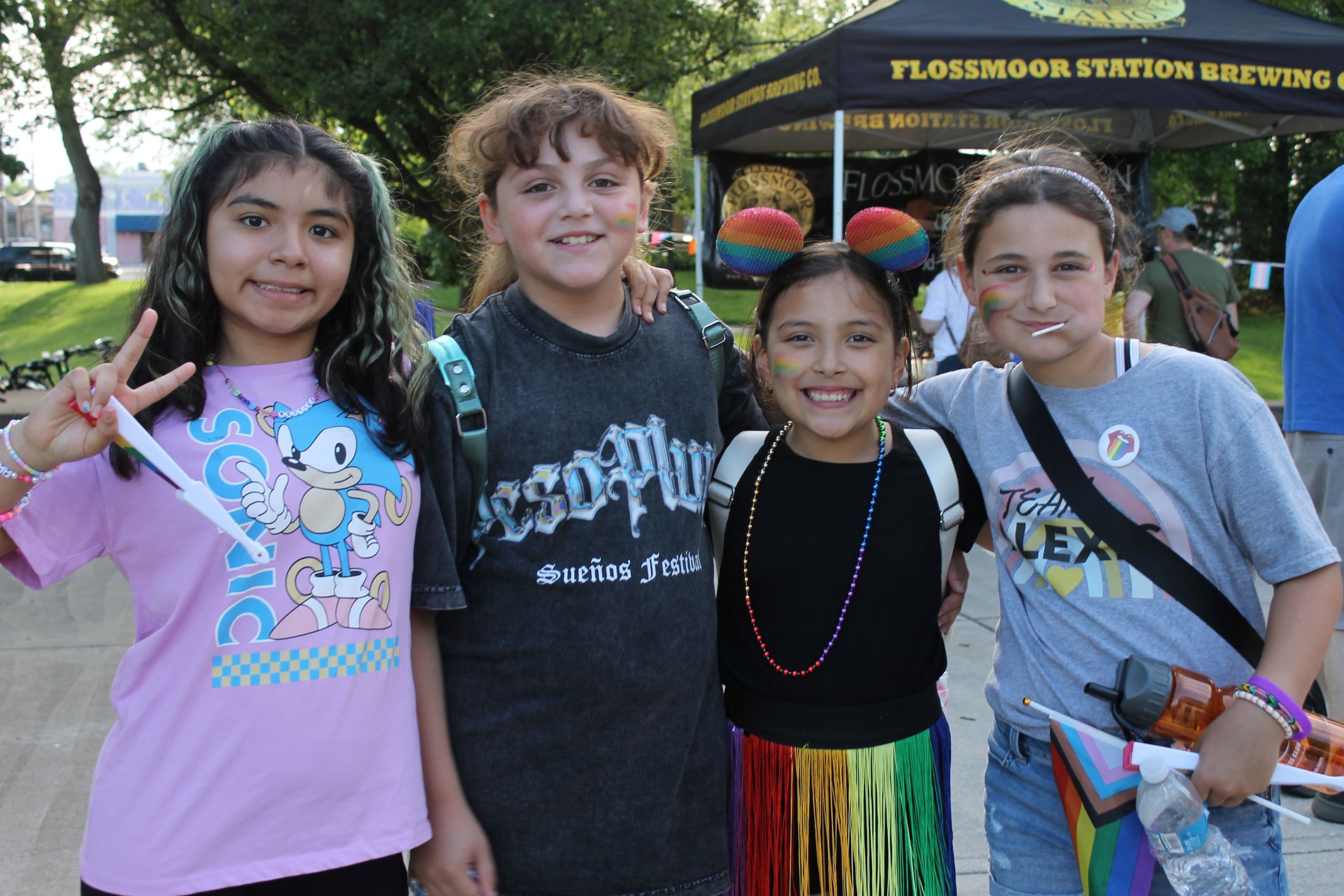 group photo from Pride Fest 2024