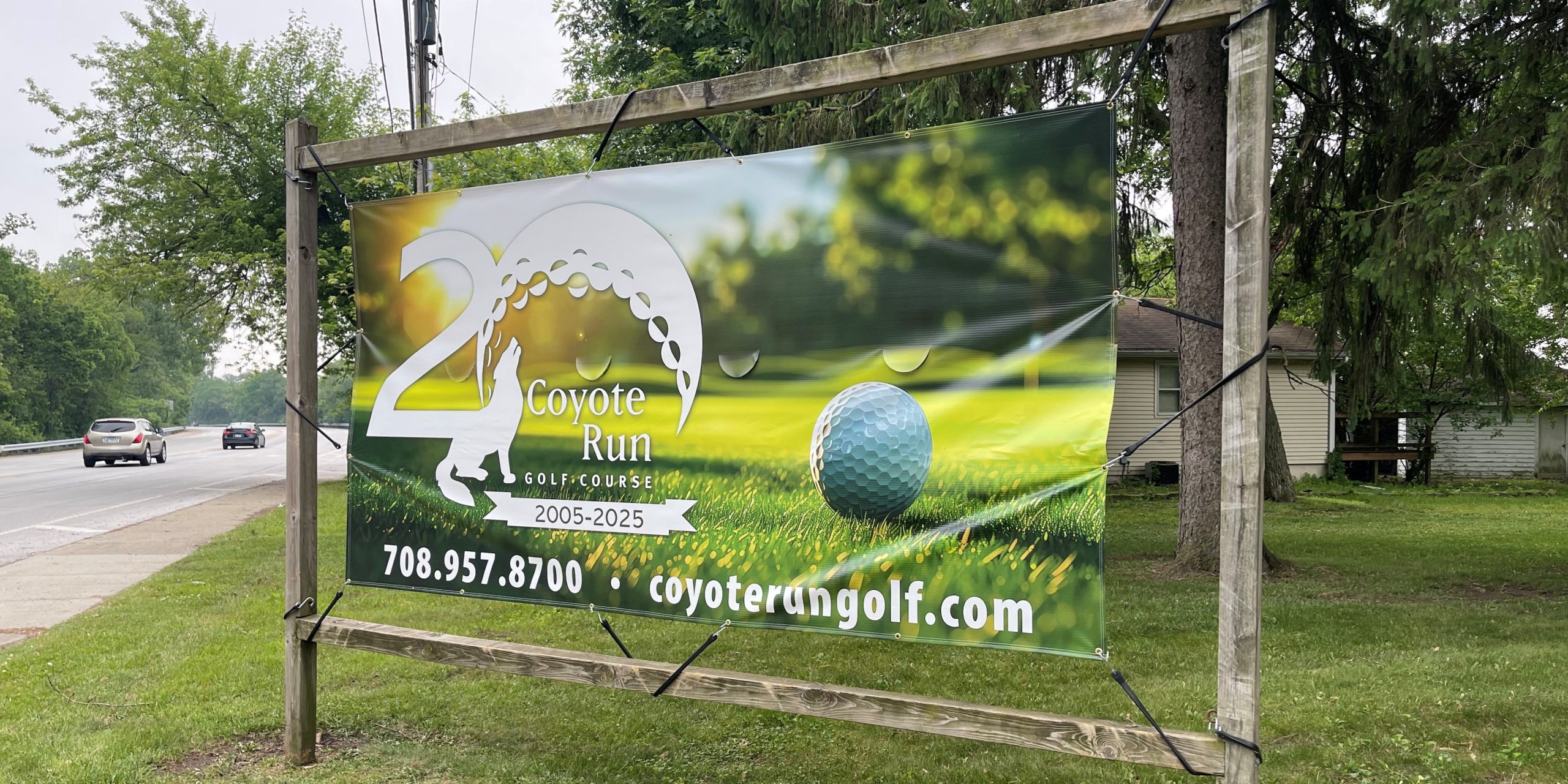 SIGNAGE photo of a sponsored banner