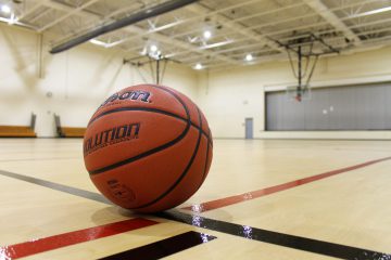 photo of the interior gym at the H-F Sports Complex.