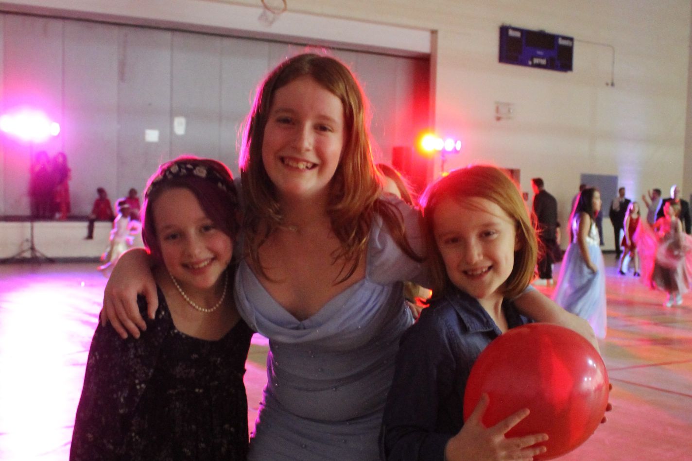 group photo from the sweetheart dance