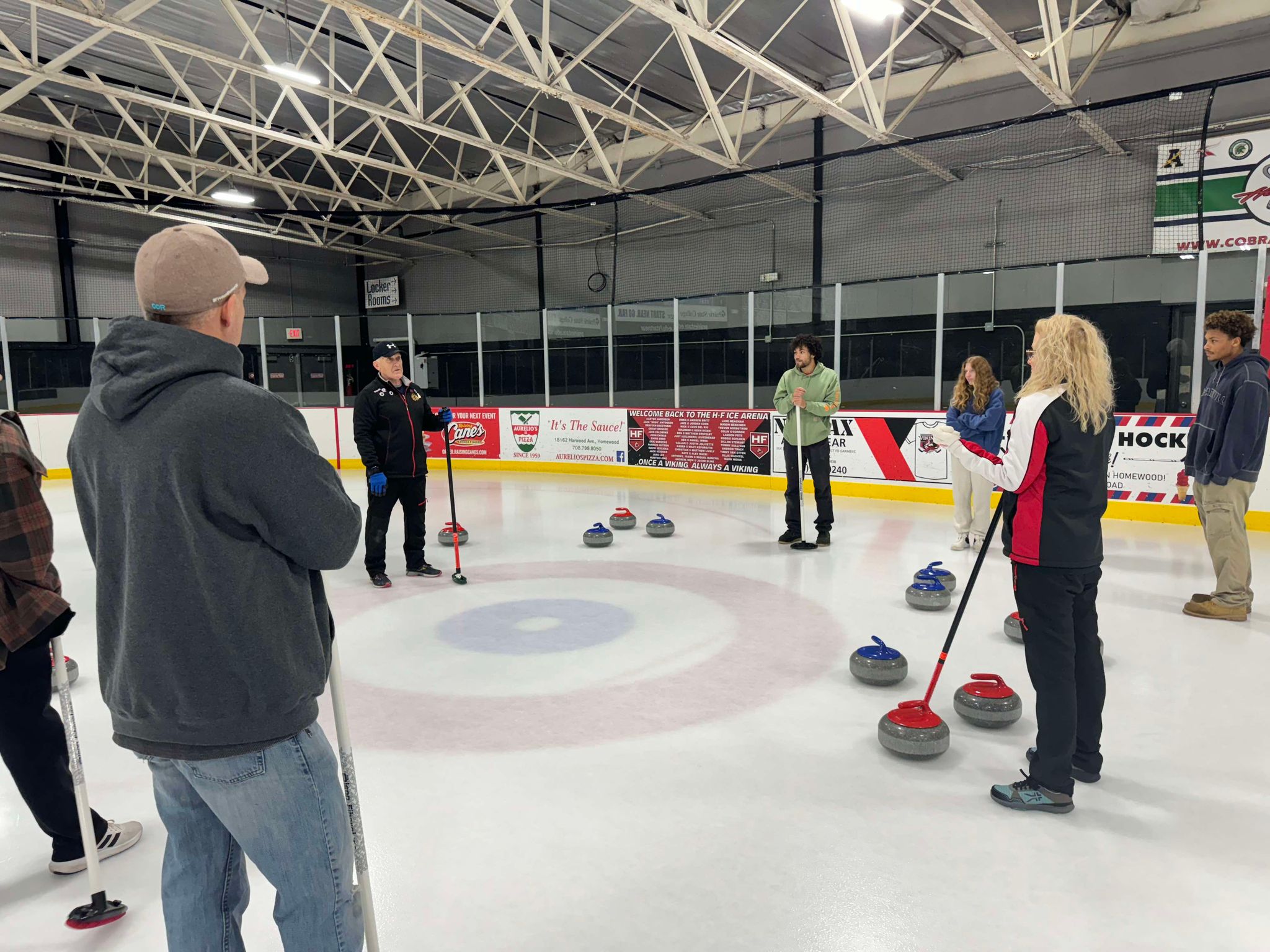 curling 7 photo of curling league participants playing