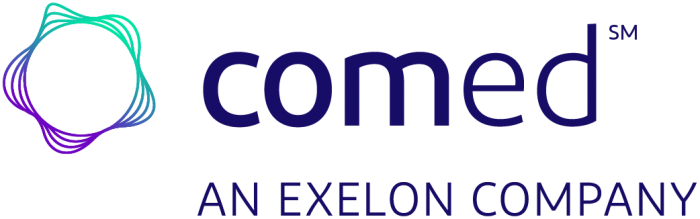 Graphic logo for Comed
