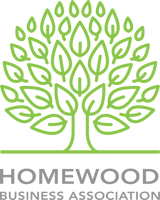 graphic for the homewood business association logo