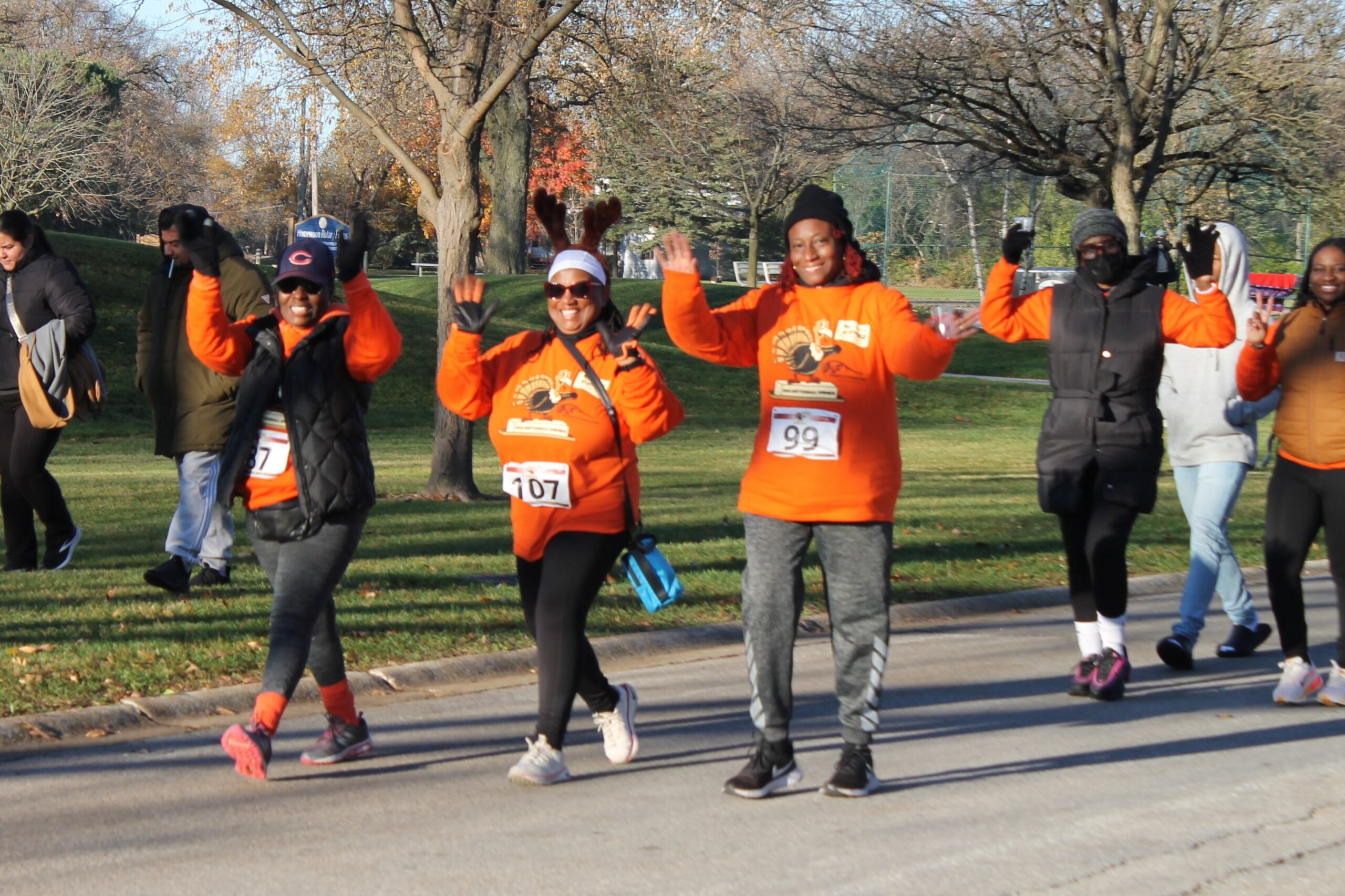 photo of participants at the Butterball Burner 5K Fun Run